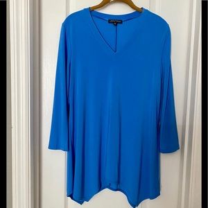 SLINKY Brand tunic top, Blue,S